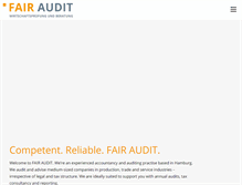 Tablet Screenshot of fair-audit.de